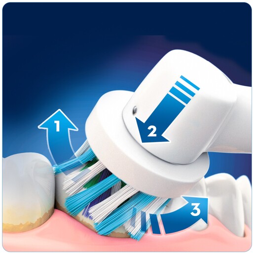 OralB POWER D20 PRO 3000 електрична четка за заби + 2 рефили