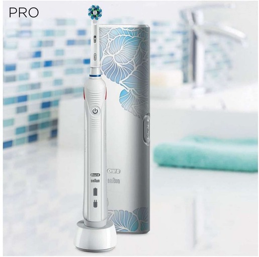 Oral-B D100 Vitality CrossAction Black+ Vitality 3D White Pink електрична четка за заби