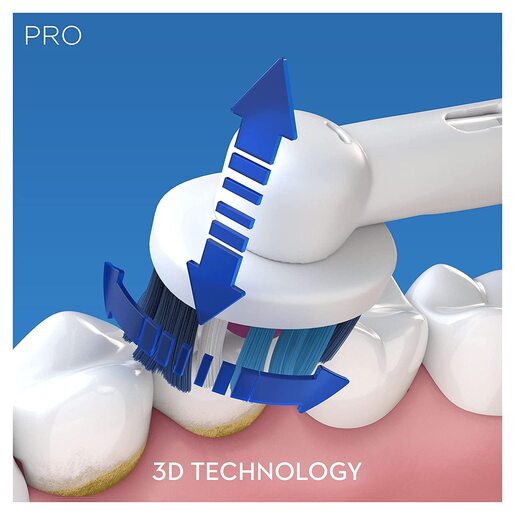 Oral-B D100 Vitality CrossAction Black+ Vitality 3D White Pink електрична четка за заби