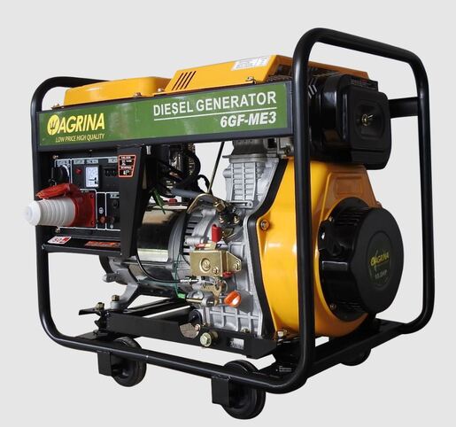 AGRINA Дизел Агрегат 6kw отворен моно+троф 6GF