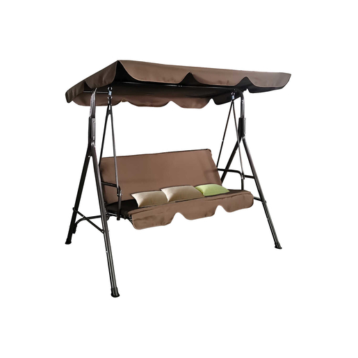 FARM FBL3B Лулашка за во градина, тросед - кафеава боја