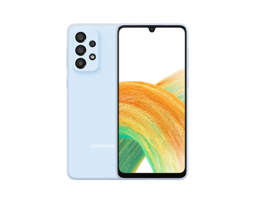 SAMSUNG Galaxy A33 5G, 6.4",6/128GB, 5000mAh (SM-A336BLBGEUC) Blue смартфон