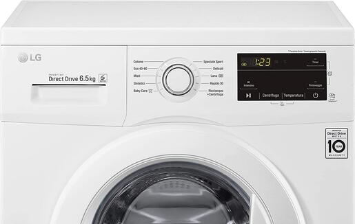 LG F2J3WN3WE 6.5kg, 1200 врт./min, E машина за алишта
