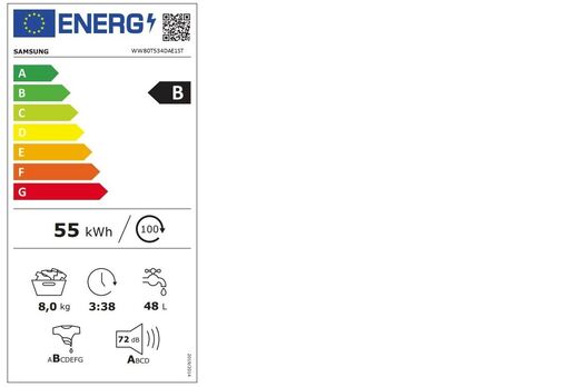 SAMSUNG WW80T534DAE1S7 машина за перење