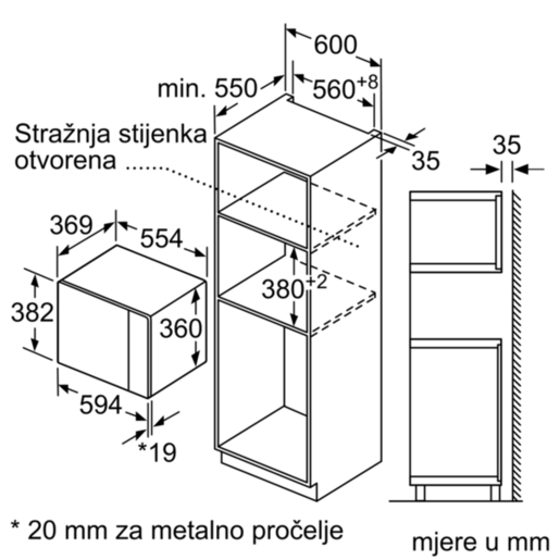 Bosch BFL554MB0 микровална