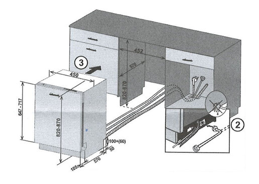 Favorit BI45-I1EN Вградна машина за садови