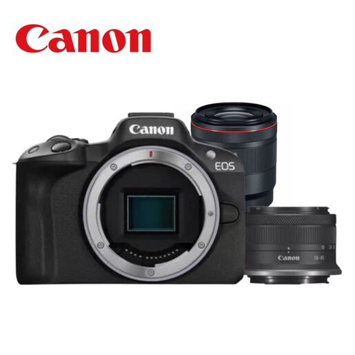 CANON MIRR EOS R50 RFS18-45+55-210 фотоапарат