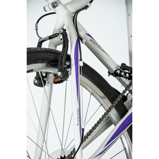 VENSSINI TSPA264 26"/16" EXPLORER SPARK велосипед бел со виолетово