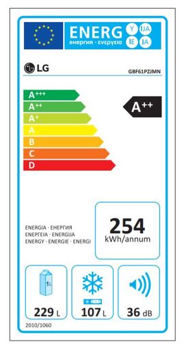 LG GBF61PZJMN фрижидер