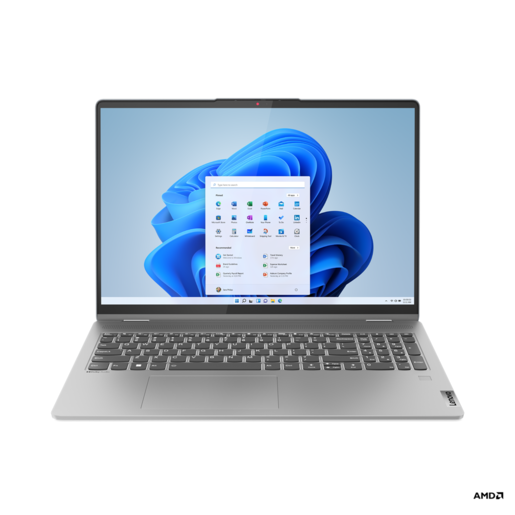 Lenovo IdeaPad Flex 5 16ABR8 82XY002ESC, 16 WUXGA IPS Touchscreen, AMD Ryzen 5 7530U, 16GB RAM, 512GB PCIe NVMe SSD, AMD Radeon Graphics, Windows 11 Home, лаптоп