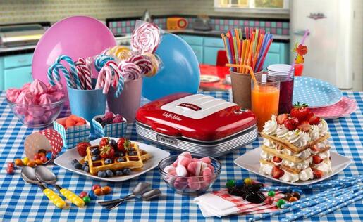 Ariete 1973 Апарат за вафли (црвен)