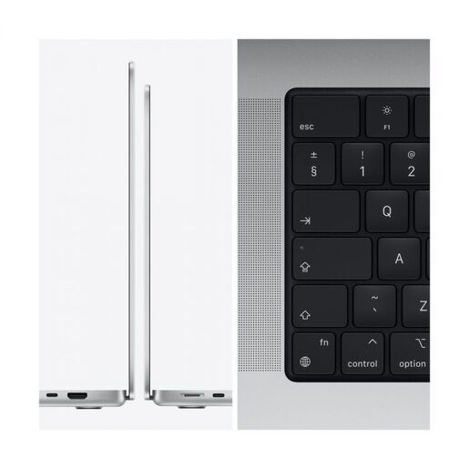 Apple MacBook Pro, mk1h3ze/a, 16.2 Retina XDR display 1000nits, M1 Max chip 10‑core CPU, 32‑core GPU, 32GB RAM, 1024GB SSD, Silver, лаптоп