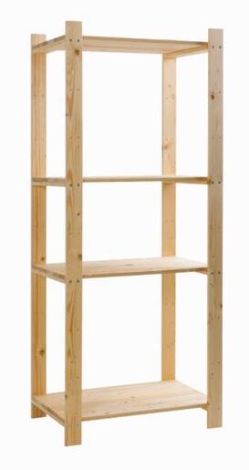 LUXE 1740x800x490 дрвени полици