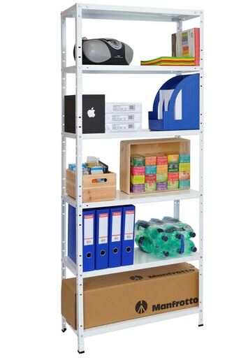 CLASICO 1800x750x300 полици бела боја