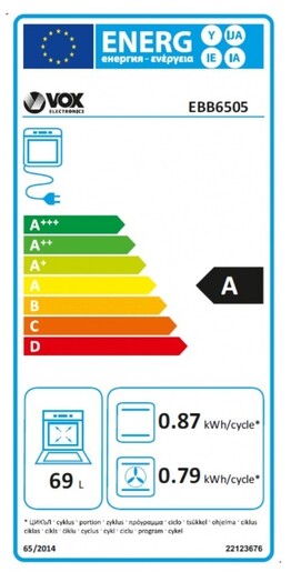 Vox EBB6505 вградна рерна