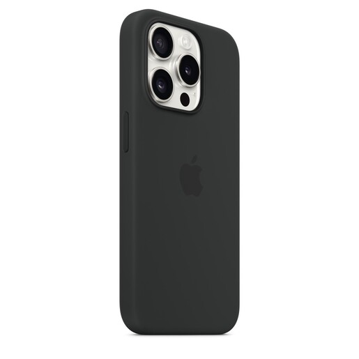 Apple iPhone 15 Pro Silicone Case со MagSafe, Black