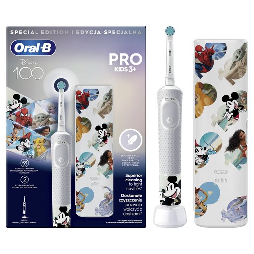 OralB Pro Kids 3+ Mickey Travel Pack електрична четка за заби