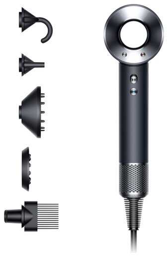 Dyson Supersonic Black/Nickel HD07 фен за коса