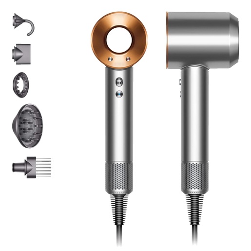 Dyson Supersonic Bright Nickel/Bright Copper фен за коса