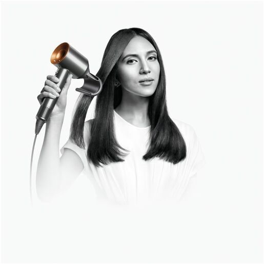 Dyson Supersonic Bright Nickel/Bright Copper фен за коса