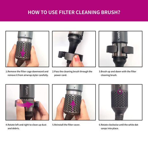Dyson Filter cleaning brush четка за чистење на Airwrap апарат