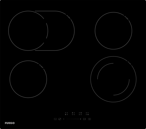 Fuego CHFGGT6042T Стаклокерамичка плотна