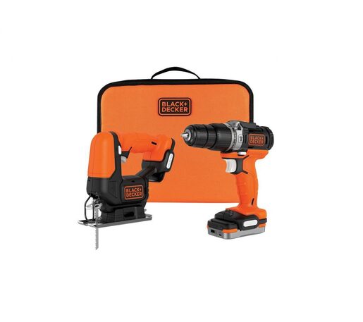 Black&Decker BDCK122S1S-XJ Сет Ударна Дупчалка 12V