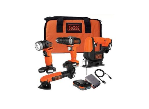 Black&Decker BDCK123S2S-XJ Сет од 4 алати 12V