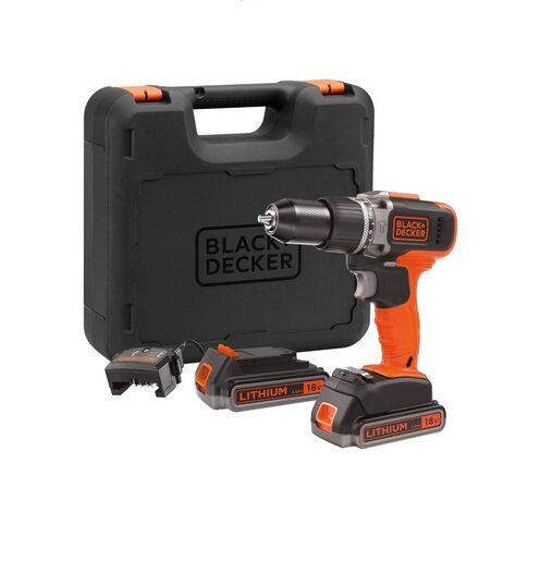 Black&Decker BCD003ME2K-QW Вибрациска дупчалка 2×2.5Ah 18V