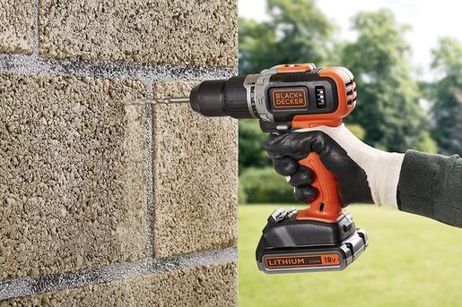 Black&Decker BCD003ME2K-QW Вибрациска дупчалка 2×2.5Ah 18V