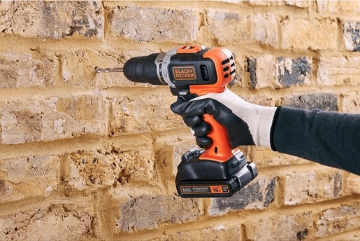 Black&Decker BCKSB03-QW 18V Вибр. Дупчалка 2×1.5Ah