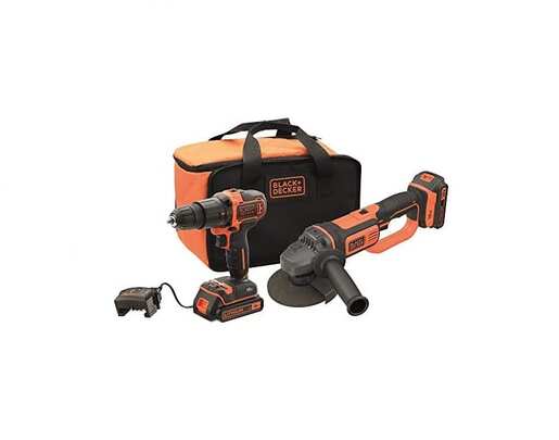 Black&Decker BCK24D2S-QW Сет Ударна Дупчалка 18V