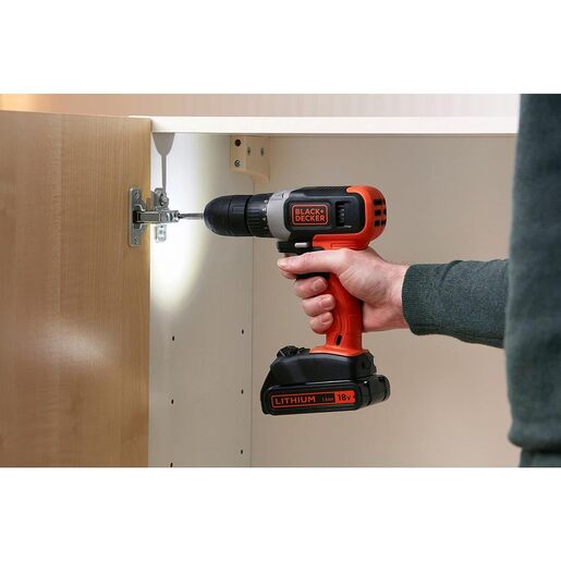 Black&Decker BCD003C2K-QW 18V Вибрациска дупчалка 2×1.5Ah