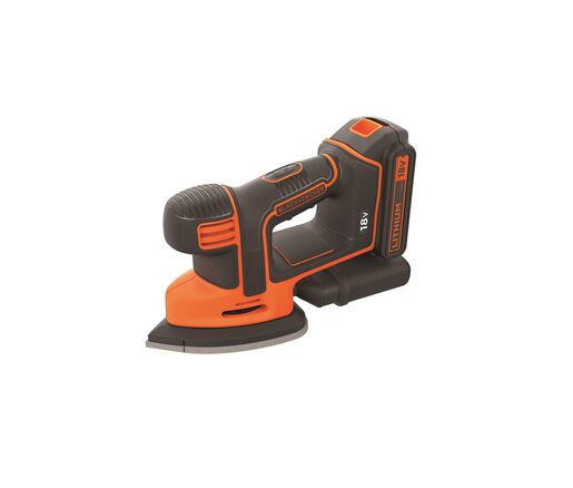 Black&Decker BCK31S1S-QW Сет дупчалка, вибрациона брусилка и убодна пила 2×1.5Ah 18V