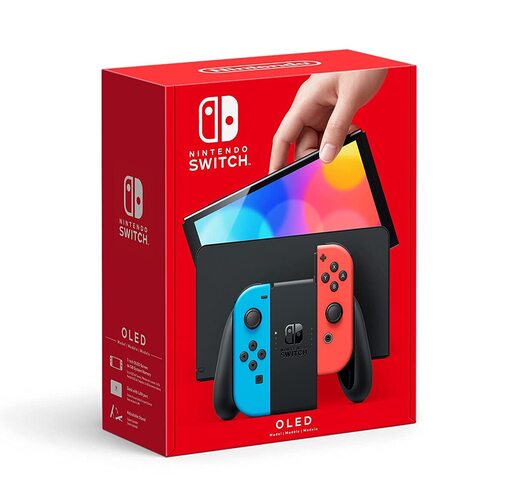 Nintendo Switch OLED – Red & Blue Joy-Con играчка конзола