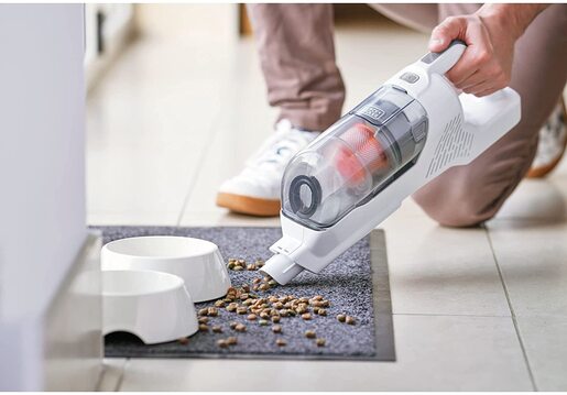 Black & Decker Стик правосмукалка 2 во 1 бела 18V