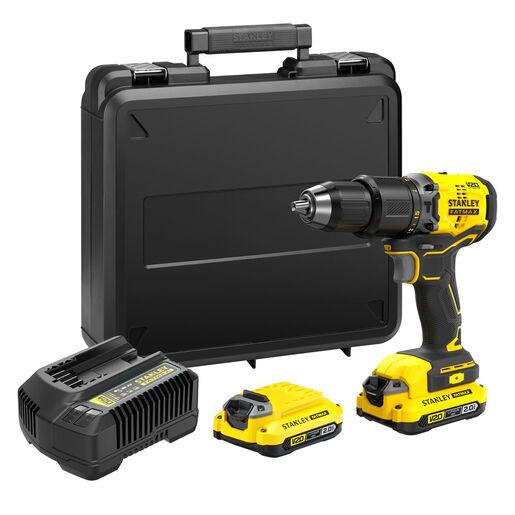 STANLEY SFMCD715D2K-QW Ударна дупчалка 18V 2x2Ah