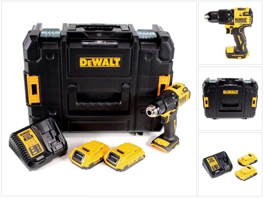 DeWalt DCD709D2T-QW Ударна дупчалка 18V 2Ah