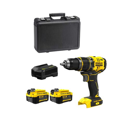 STANLEY SFMCD721M2K-QW Ударна дупчалка 18V 2x 4Ah