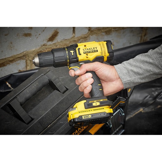 STANLEY SFMCD711C2K-QW Ударна дупчалка 18V 2x1.5Ah