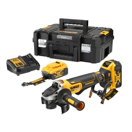 DeWalt DCG406P2LRT-QW Брусилка со држач 18V