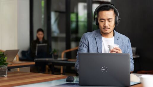 DELL Headset Wireless WL3024, AI-based Noise Cancellation, Bluetooth 5.3, USB-C/USB-A pairing, On-Ear Leatherette Cushion, Microsoft Teams and Zoom certified слушалки
