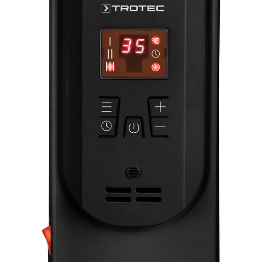 Trotec TRH 25 E - 2,5kW / 11 ребра / Eлектричен радијатор со масло ЦРН