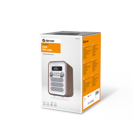 DENVER DAB-48W, WHITE радио