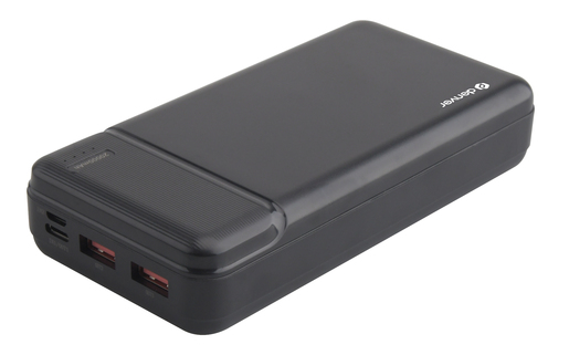 DENVER powerbank 20000 mAh, PQC-20007, брзо полнење, BLACK