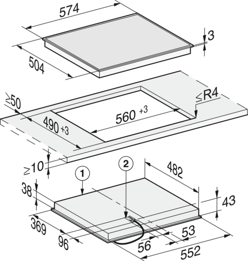Miele KM 6520 FR Плотна