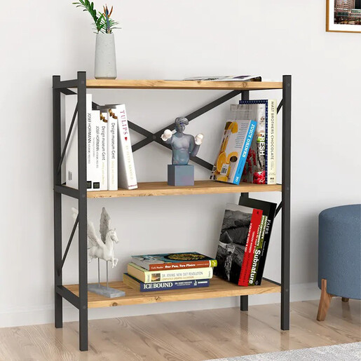 Полица со метална конструкција Крафт - атлантик MK15-01-02