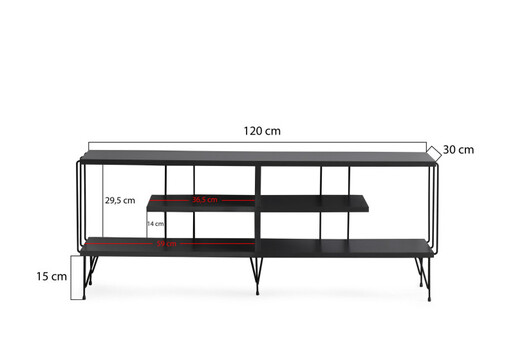 ТВ комода Eze - Anthracite 854KLN3043