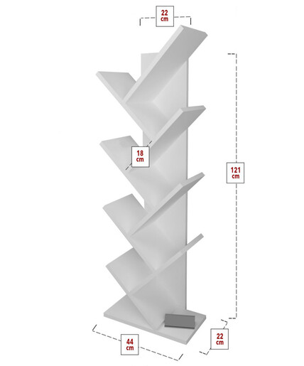 Полица Tree - бела MK15-11-01