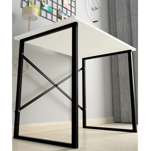 Биро со метална конструкција Бостон - бело MK22-03-01